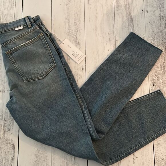 NWT Boyish The Billy Jeans Rio Bravo Raw Hem High Rise Skinn - Picture 9 of 9
